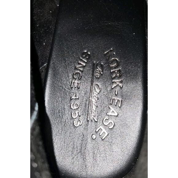 New! Kork Ease Chandra Black Leather Ankle Boot Back Zipper Women SZ 9.5 $210 - Picture 8 of 11